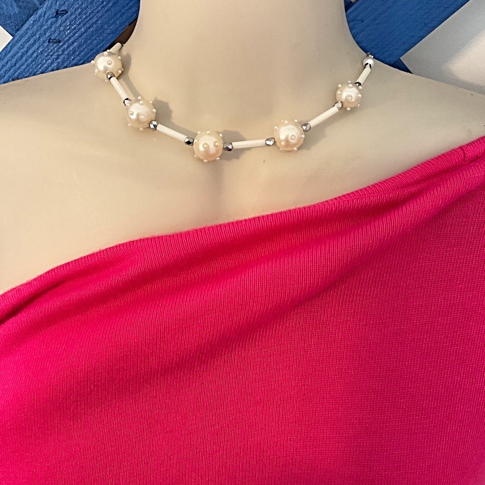FINAL💕Czech Beads Choker Necklace, Only One Statement Necklace
